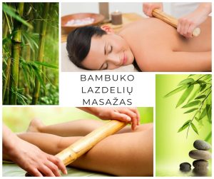 Bambuko lazdelių masažas